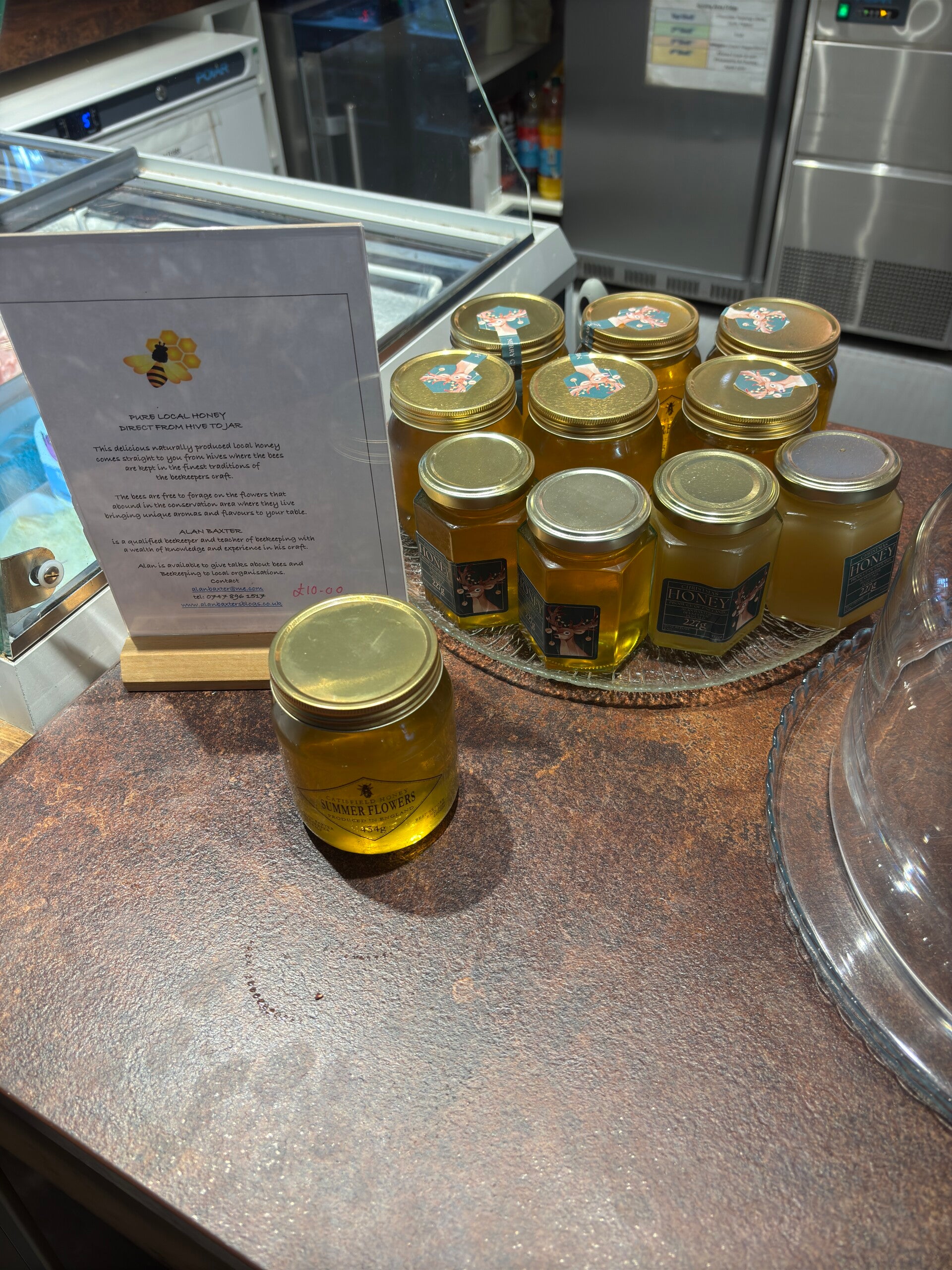 Jars of honey